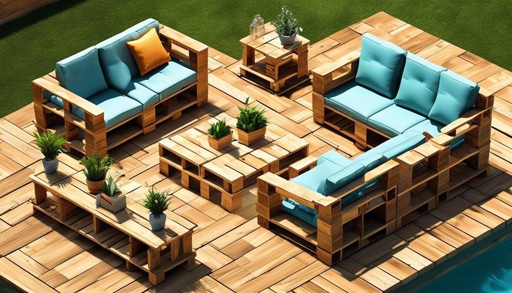 repurpose pallets to make furniture